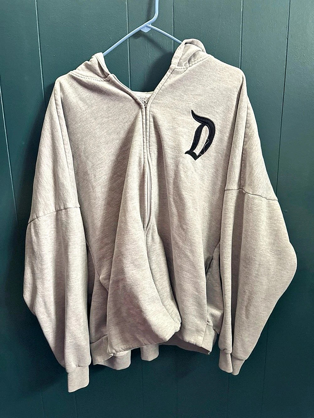 Disney Disneyland Authentic Original Graphic Zip Hoodie Gray Size XXL